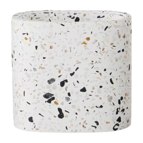 PORTACEPILLO CERAMICA D7x10CM TERRAZO PORTACEPILLO CERAMICA D7x10CM TERRAZO