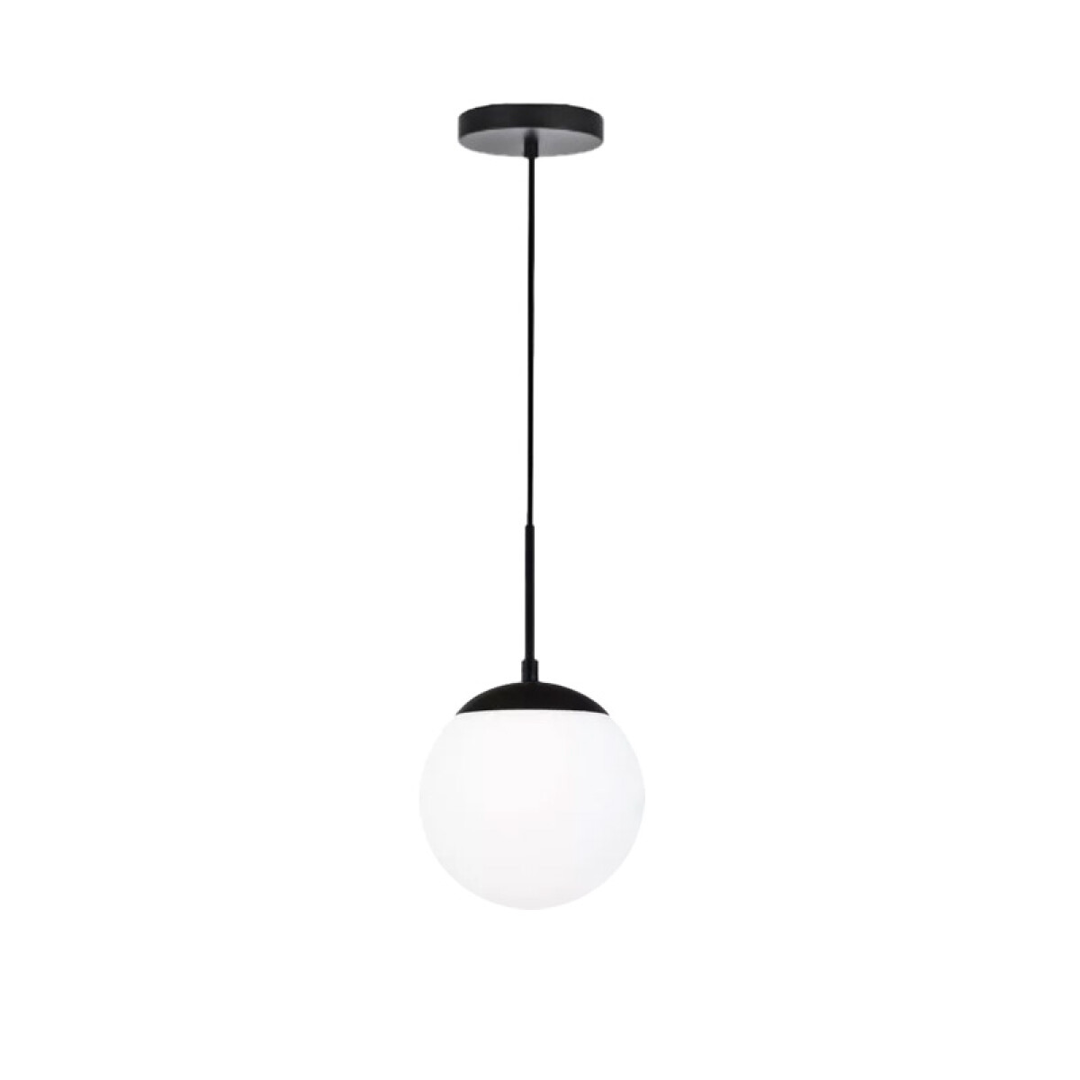 Lámpara Colgante Miami Negro ø 15 cm 
