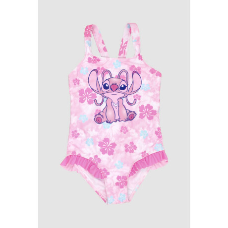 Malla stitch ruffle Rosado