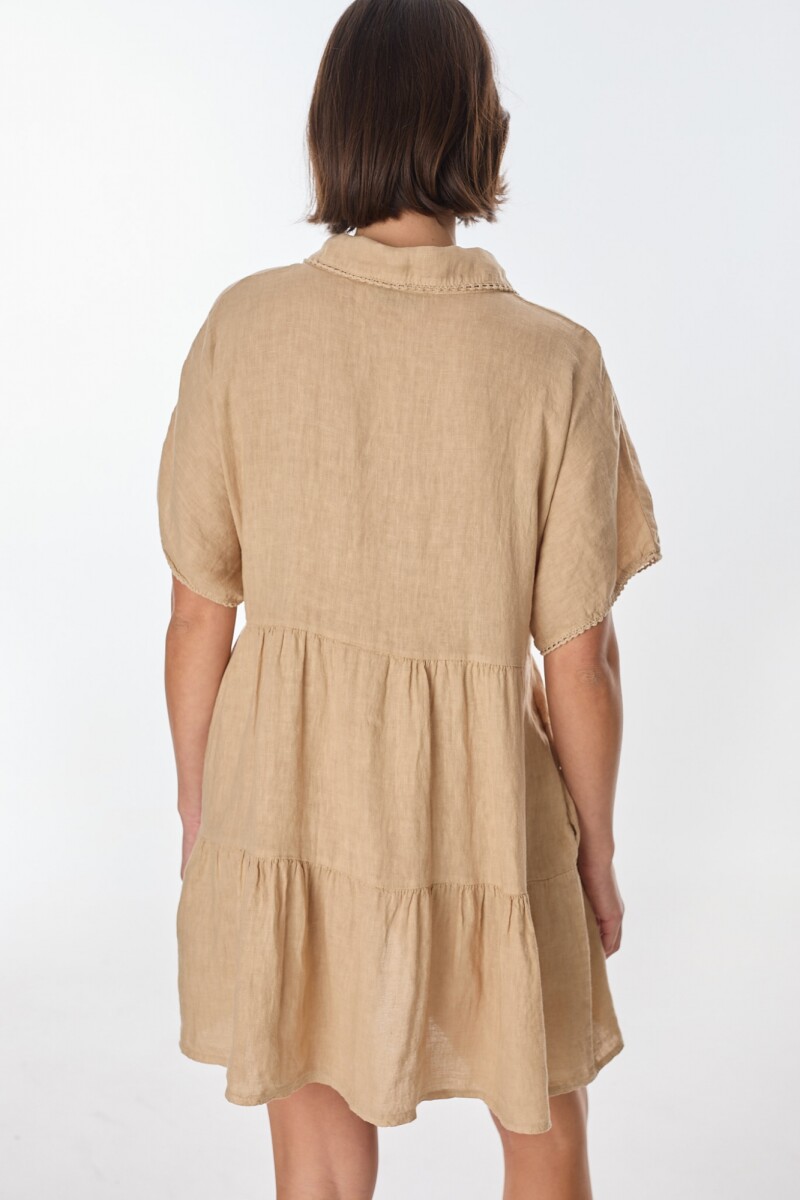 Vestido New Castello Beige