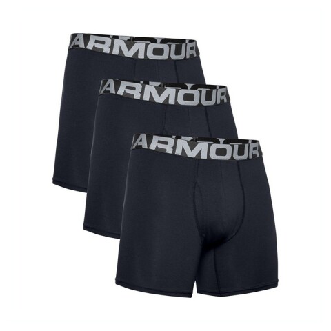 Boxer Under Armour Charged Cotton 3 Pack Negro