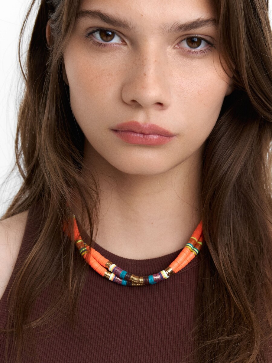 Collar Doble Segmentado multicolor