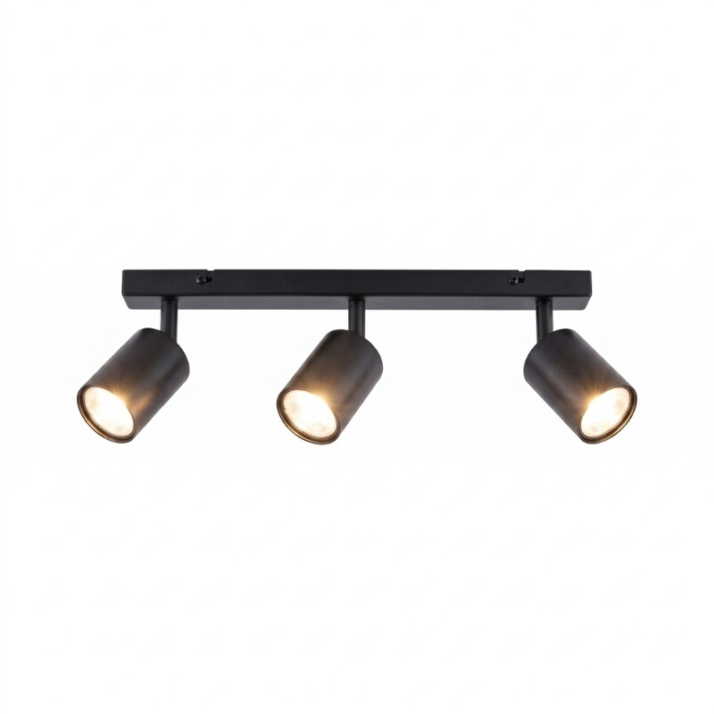 AASOL30 Luminaria de Techo Leticia Triple Negro