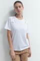 Remera con apliques bordados blanco