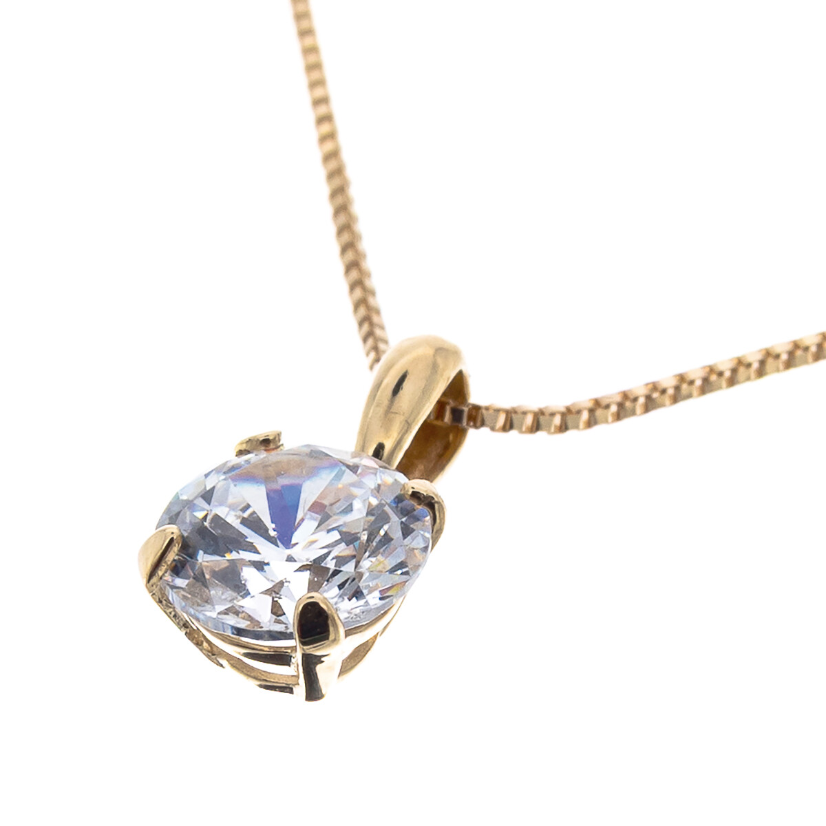Dije de oro 18 ktes con circonia 