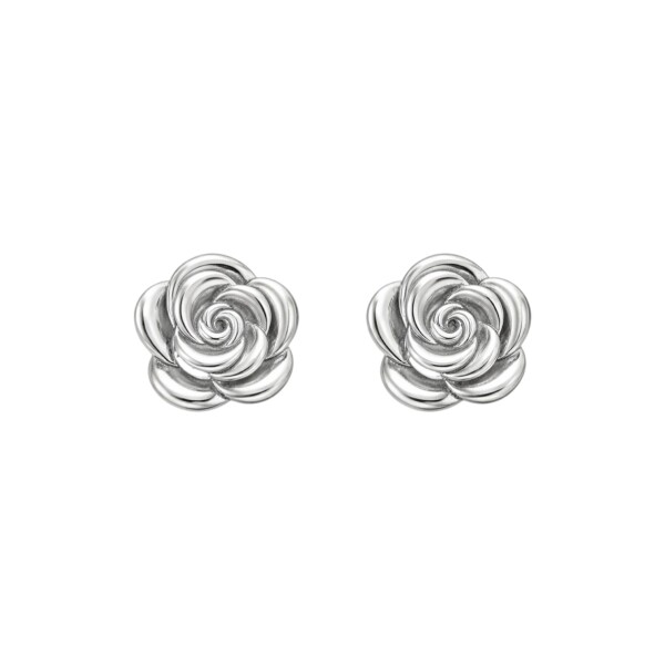 Caravanas Rosa - Plata 925 - CA4246 sinpiedra