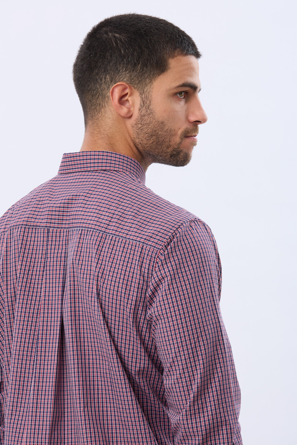 CAMISA SPORT A CUADROS Rojo