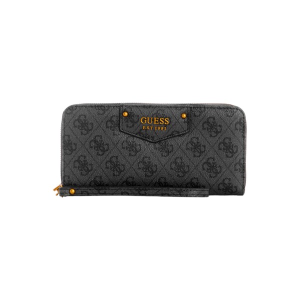 BILLETERA GUESS ECO BRENTON SLG ESB839046 Negrocombinado