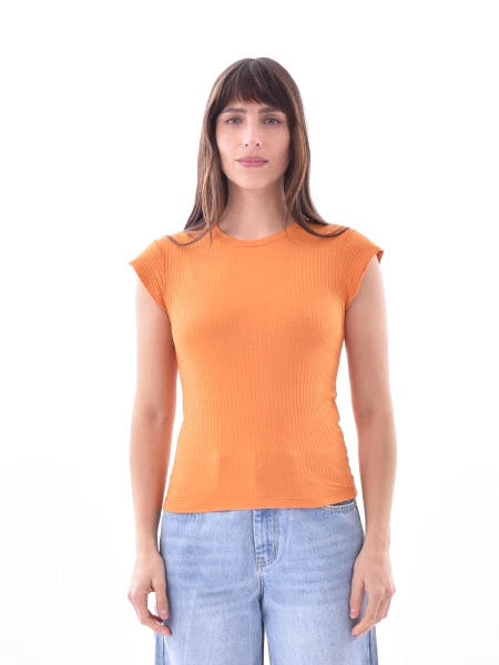 REMERA ORQUIDEA NARANJA