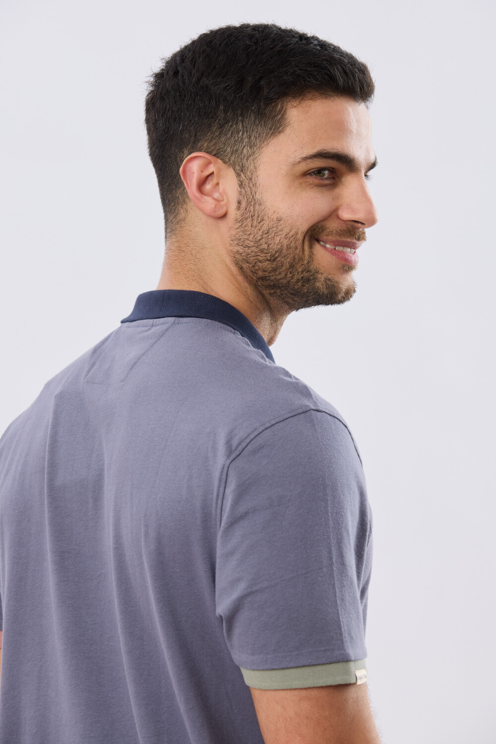 REMERA POLO LISA JERSEY Indigo