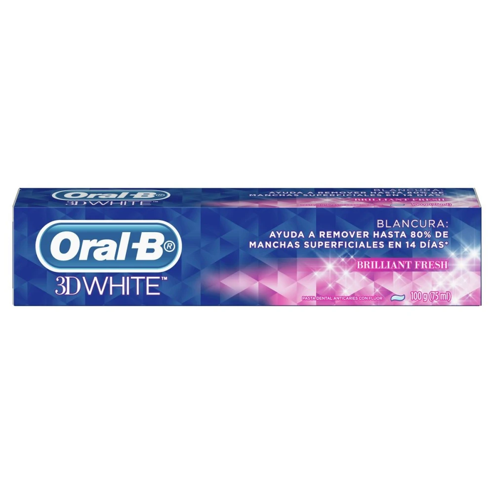 ORAL-B PASTA 3D WHITE 100G UNID.