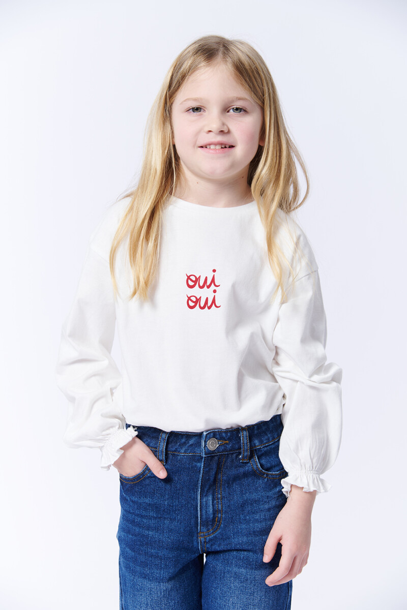 Remera manga larga Cruda