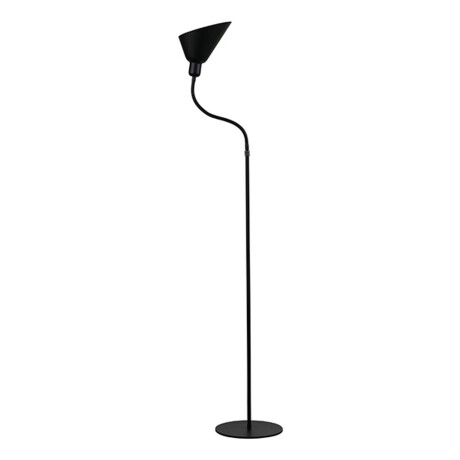 Lampara De Pie Oficina Luz Electrica Angular Negro