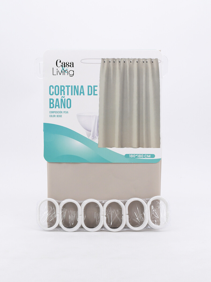 CORTINA PEVA - BEIGE (V) 