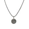 Dije Virgen de Lujan-Plata 925 quemada-Sin Piedra- CP3079 sinpiedra
