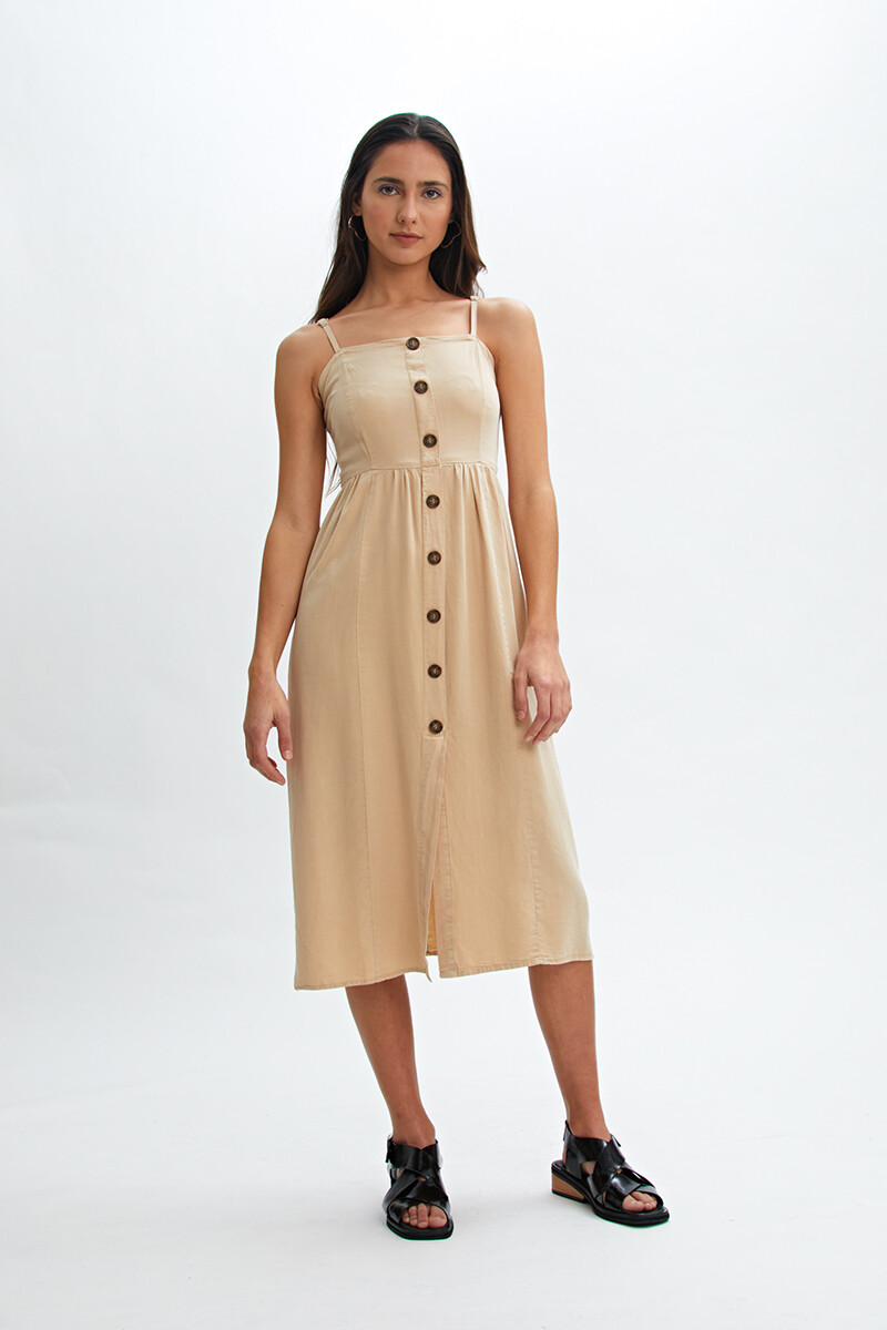 Vestido Biarritz - Beige 
