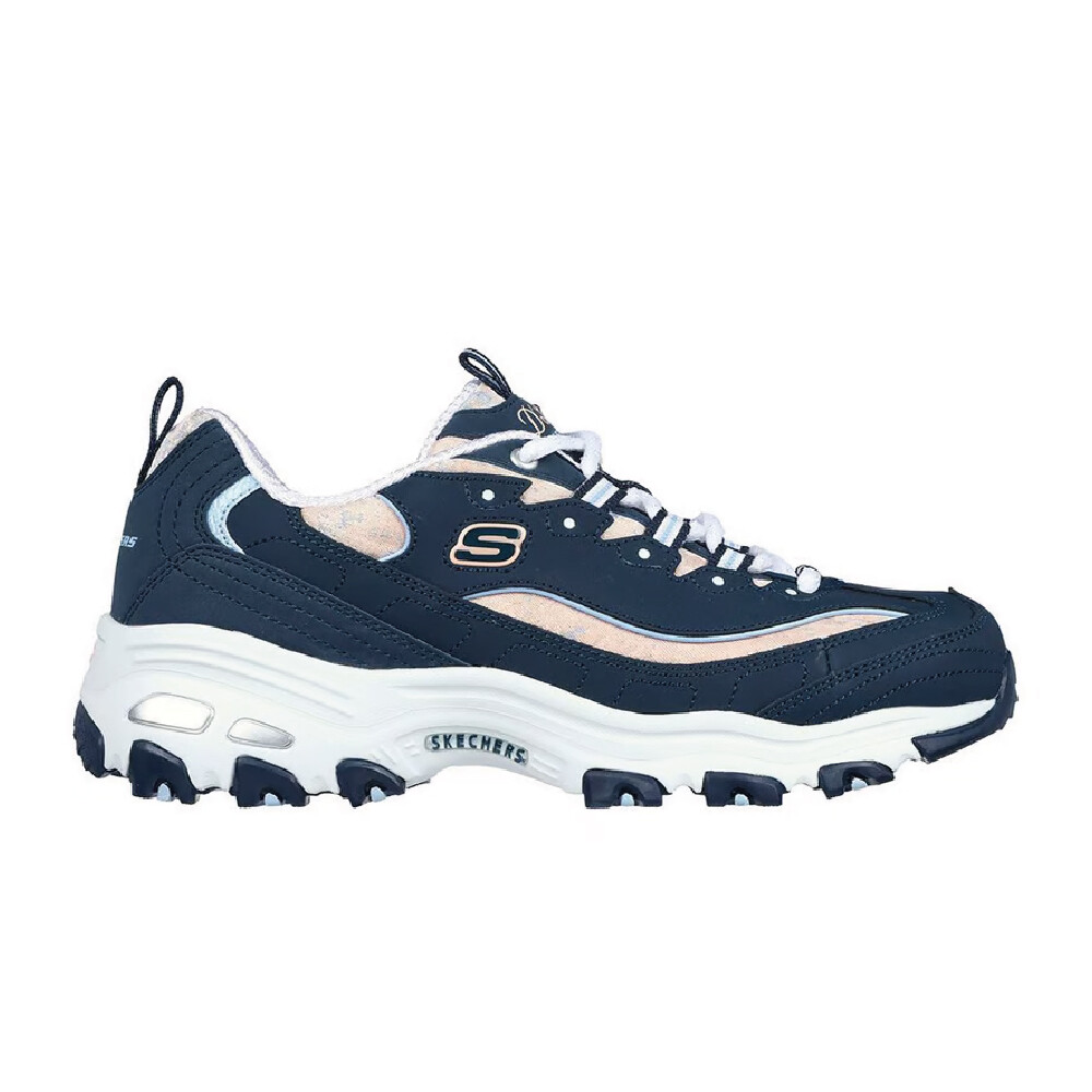 DLites Splendid Jou - Mujer Navy Leather/Multi Mesh/Trim