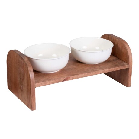 COMEDERO MASCOTAS MADERA NATURAL-BEIGE ANK-20
