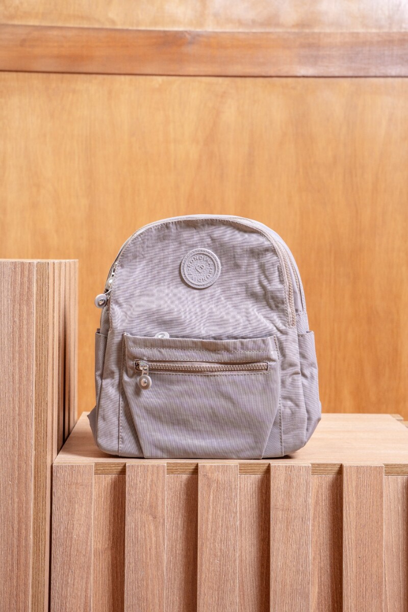 Mochila Mediana. - MARRON CLARO 