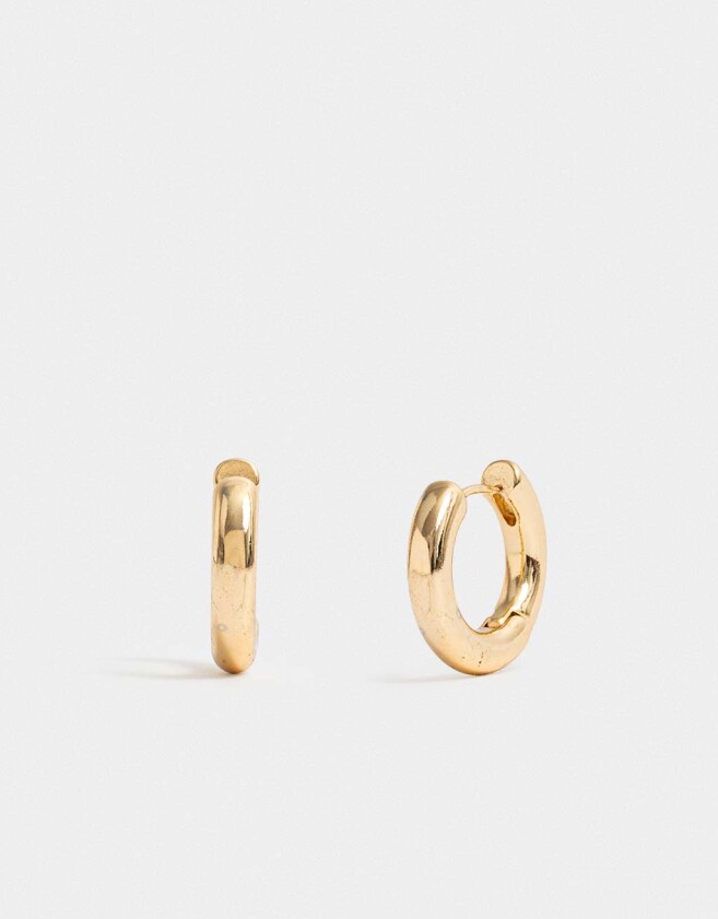 Aros Argollas Metal Aros Argolla De Metal - Dorado
