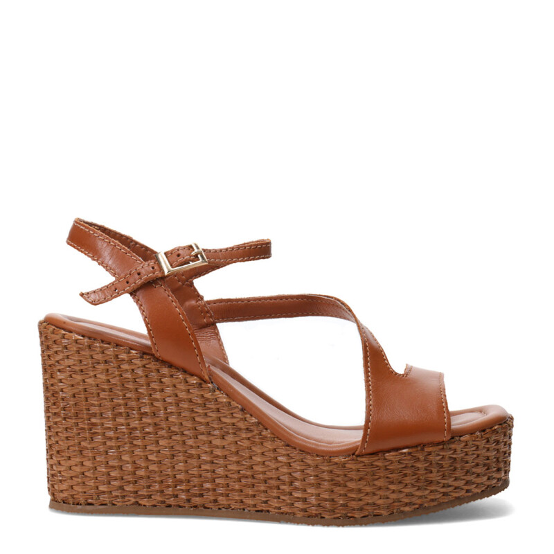 Sandalias de Mujer Bottero Plataforma Marrón Caramelo