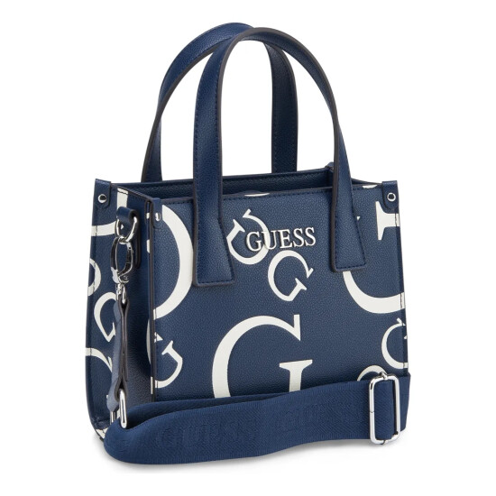 Cartera Guess Forber Azul Logo 0
