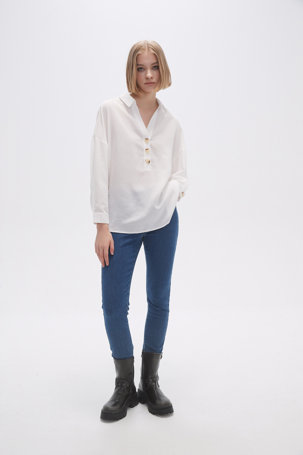 Blusa Kansas Blanco