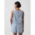 SL SQNK SHELL TOP - RR STRIPE LIGHT WASH