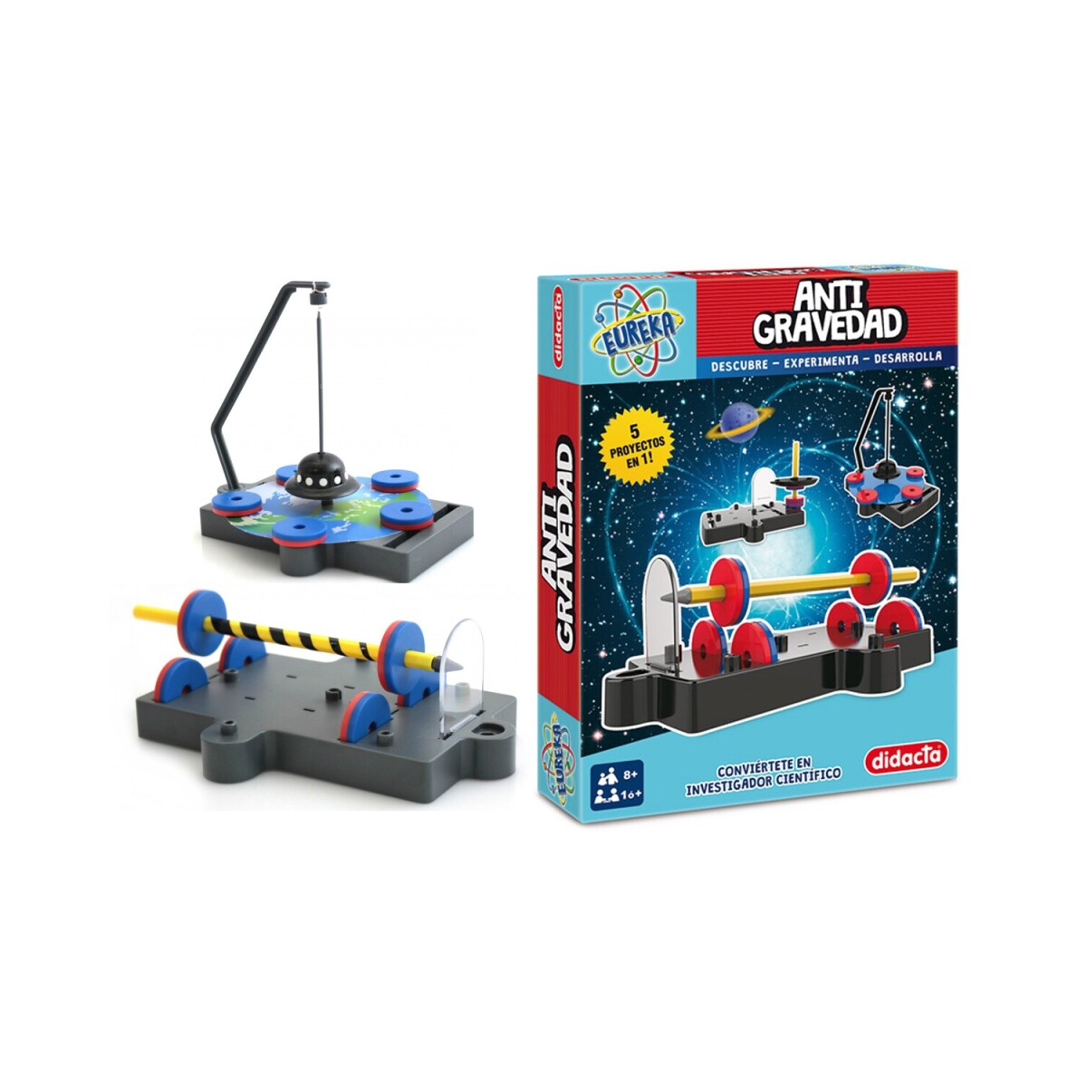 Juego de imanes anti gravedad Didacta 