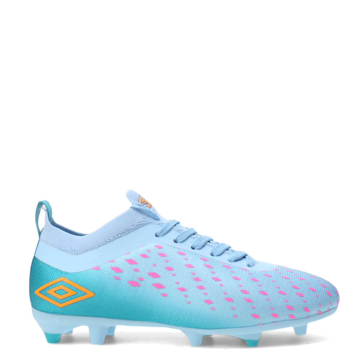 Championes de Niños Umbro Fútbol 11 Limit HG Umbro - Celeste - Rosado - Anaranjado 