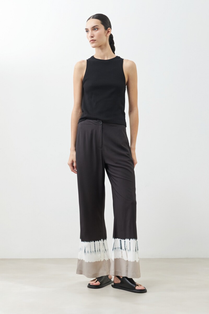 Pantalón tie dye gris