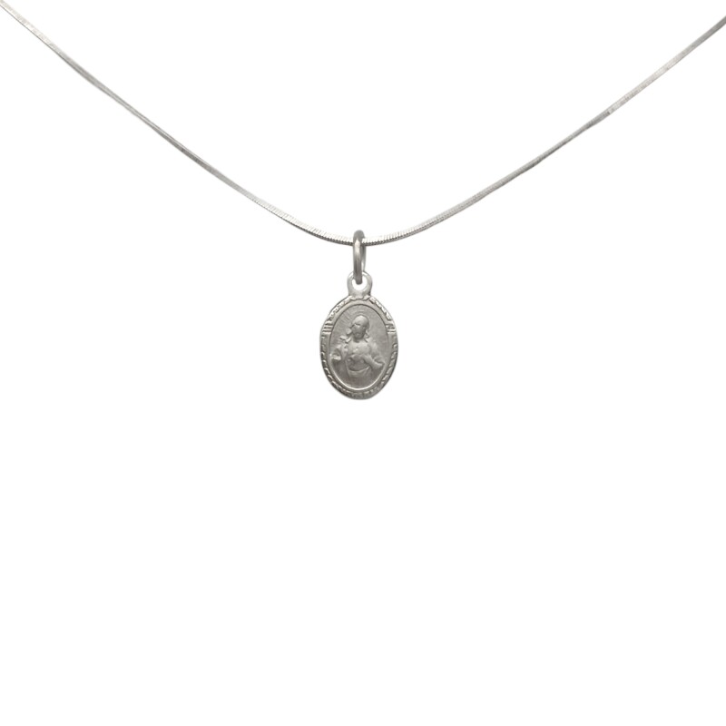 Dije Sagrado Corazón-Plata 925-Sin Piedra-CP3102 sinpiedra
