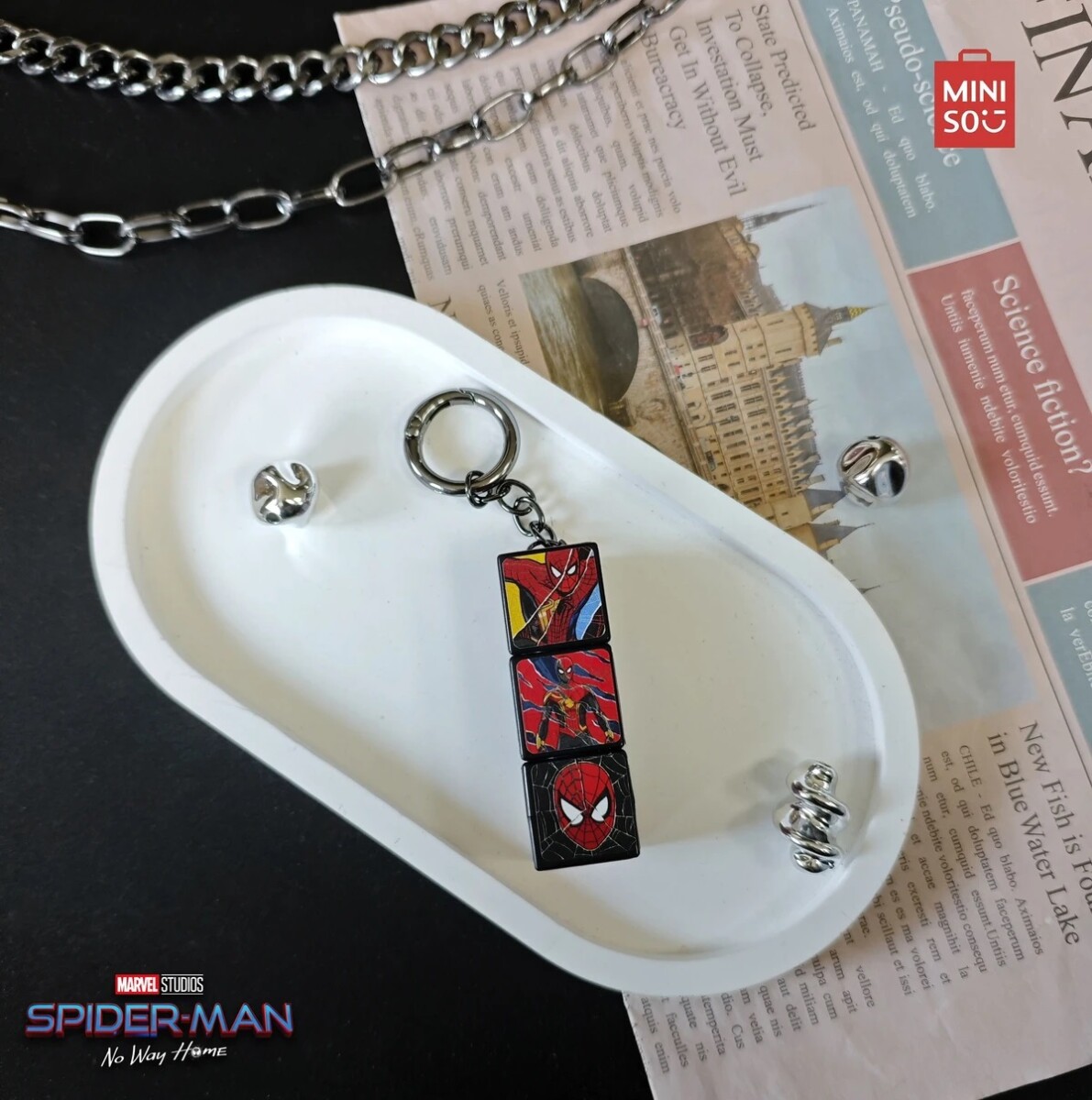 Llavero cubo Spiderman 
