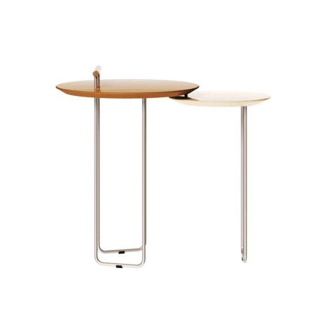 Mesa de arrime Doble side Linea Manhattan Marron/Blanco