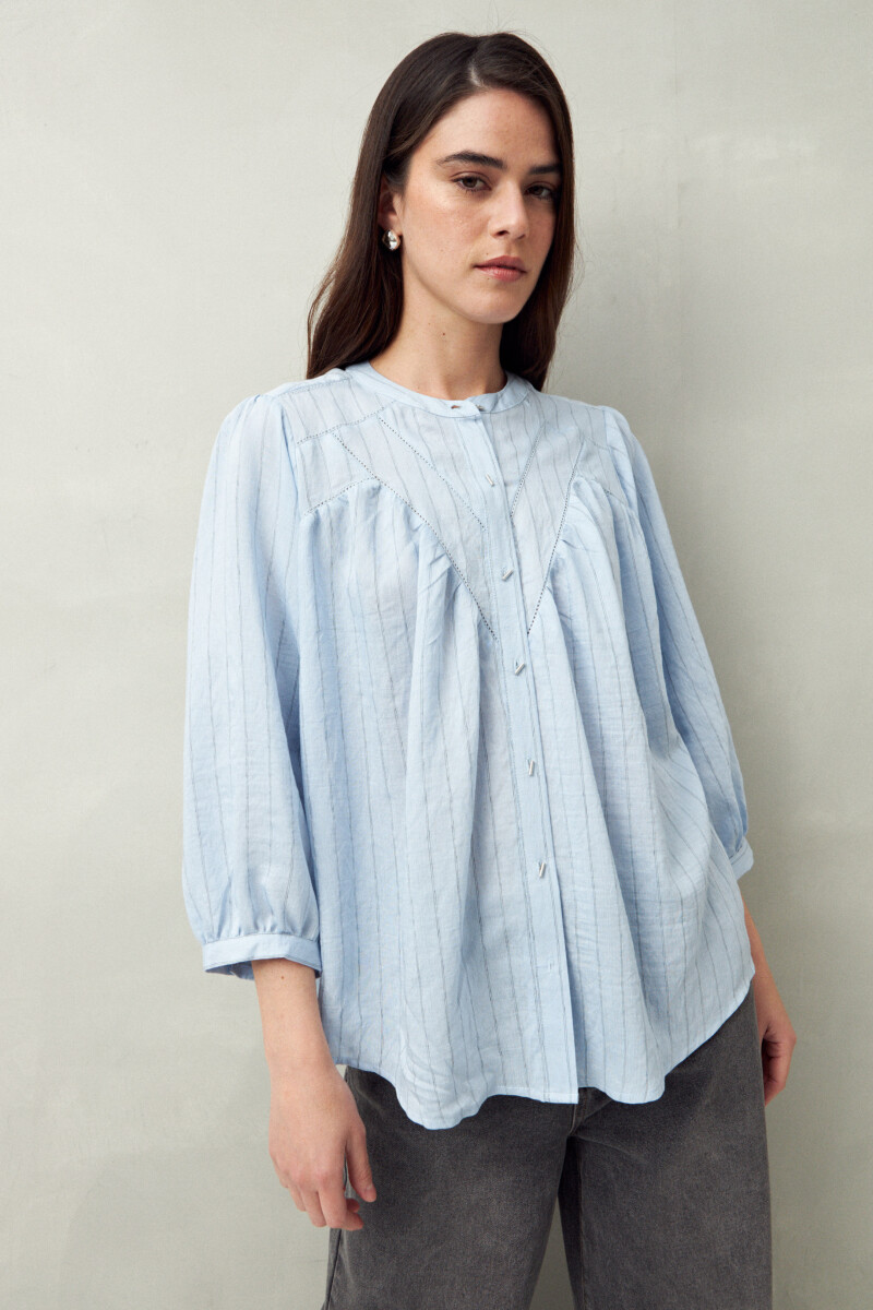 CAMISA ANTON Celeste