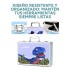 Set Valija Maletín Arte Escolar Didáctico 145 Piezas Pintar Variante Diseño Dinosaurio