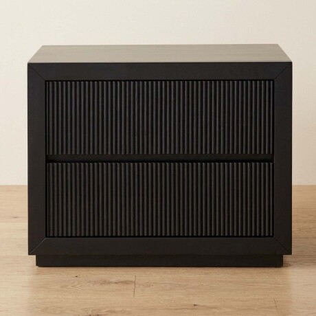 MESA DE LUZ MADERA NEGRO PRESTON