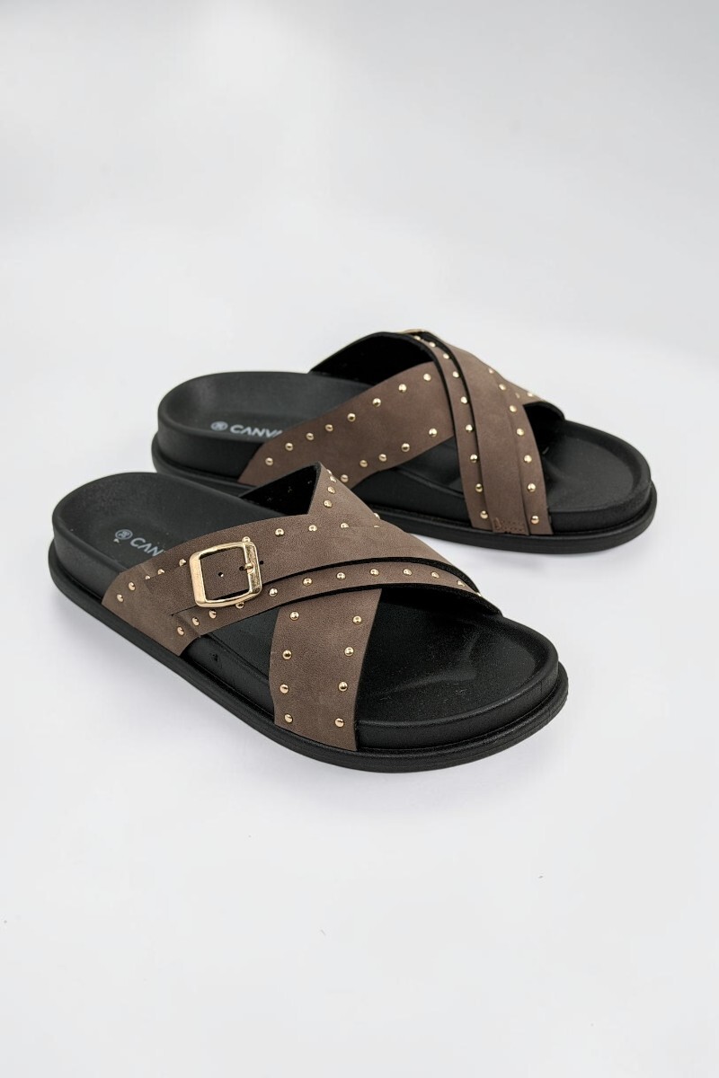 Sandalia Noa Marron