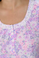CAMISÓN ALGODÓN ROSA C/FLORES