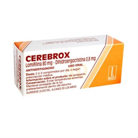 Cerebrox 40 Comprimidos Cerebrox 40 Comprimidos