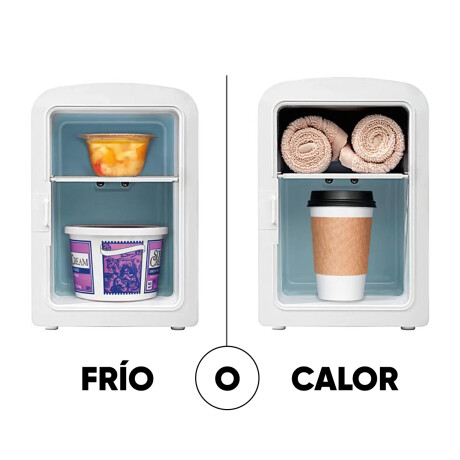 Heladerita con espejo y luz led Blanco