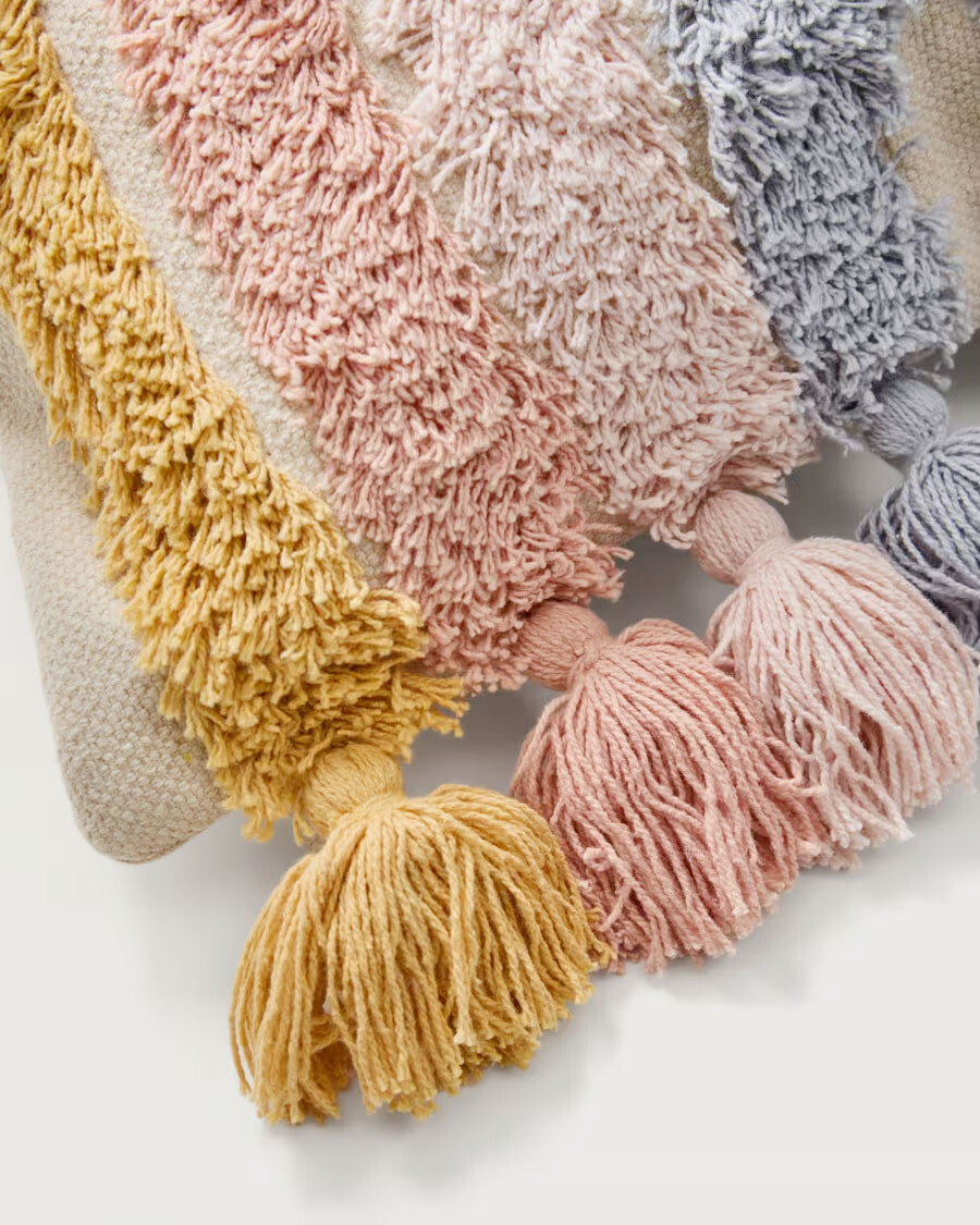 Almohadón Tadea algodón arcoíris multicolor 45 x 45 cm Almohadón Tadea algodón arcoíris multicolor 45 x 45 cm