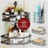 Estante Organizador Adhesivo Set X5 Esquinero De Ducha Baño Plateado BAN010 Estante Organizador Adhesivo Set X5 Esquinero De Ducha Baño Plateado BAN010