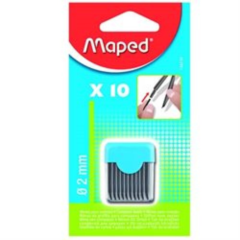 Minas Para Compás Maped Blister x10 #MINAS PARA COMPÁS MAPED BLISTER X10