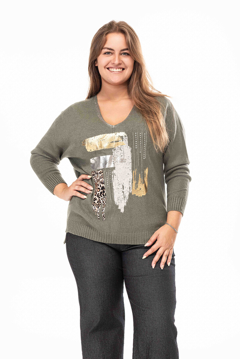 Sweater París - Verde 