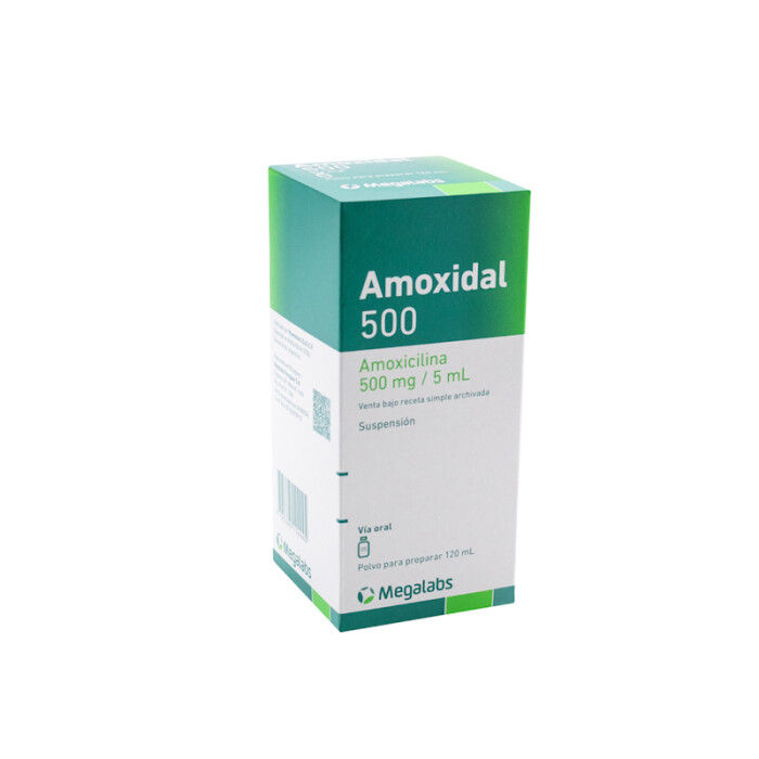AMOXIDAL 500 SUSP. PED. FRASCO X 120 ML. única