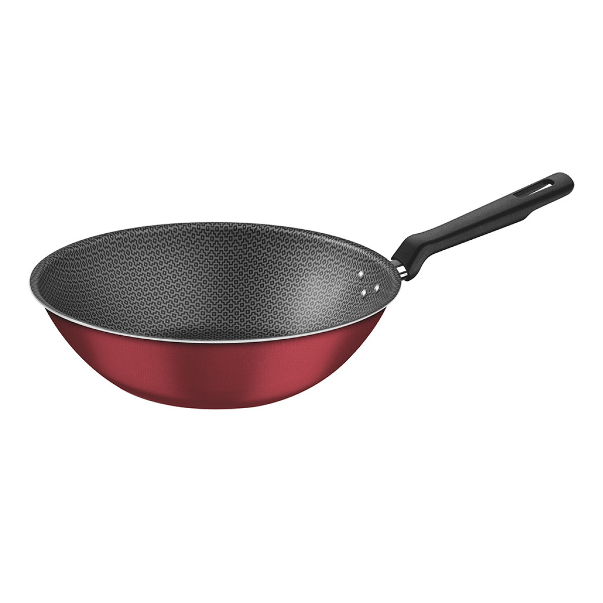 Wok 28cm Tramontina Línea Loreto - Rojo 