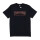 Remera Outlined Thrasher Negro/Naranja