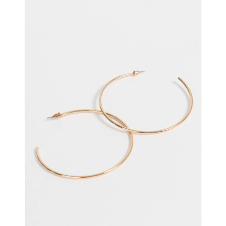 Argollas De Metal Dorado