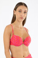 Top push up yes print texturado Fondas